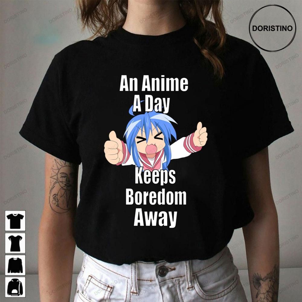 An Anime A Day Keeps Boredom Away Konata Izumi Lucky Star Limited Edition T-shirts